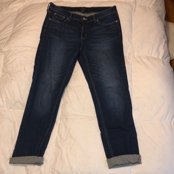 Banana Republic Denim - Banana republic girlfriend dark jean.